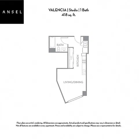 Floor plan Valencia