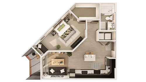 Floor plan The Loren A2