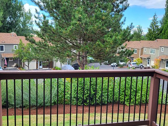 Backyard deck with view