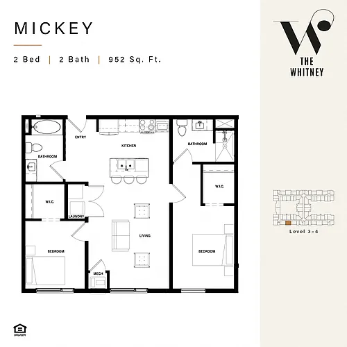 Floor plan Mickey