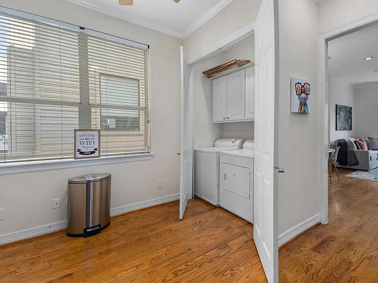 Laundry closet