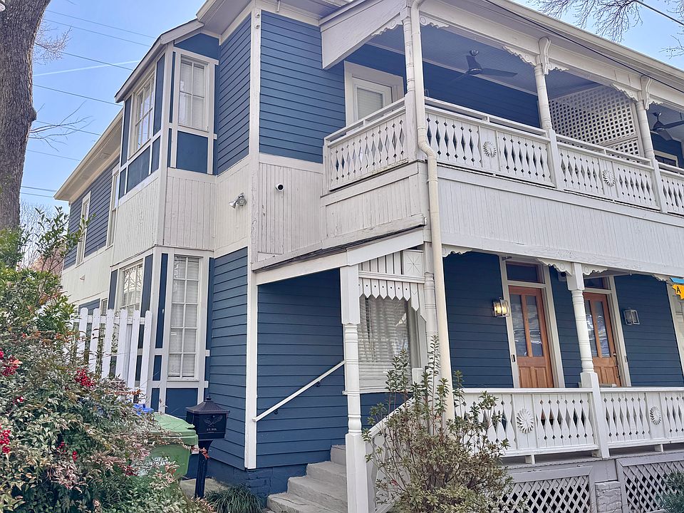 Left side of charming historic duplex