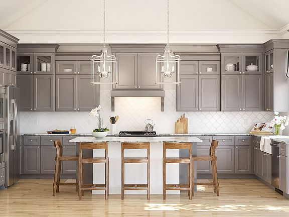 Kitchen with stainless appliances