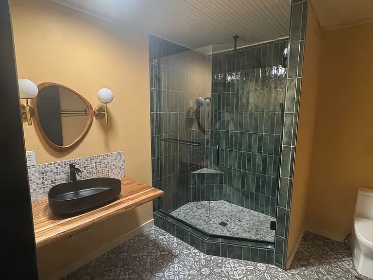newly updated bathroom