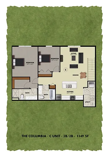 Floor plan The Columbia