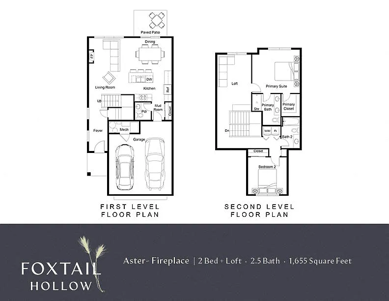 Floor plan Aster - Upgraded