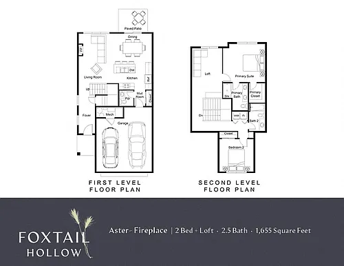 Floor plan Aster - Upgraded
