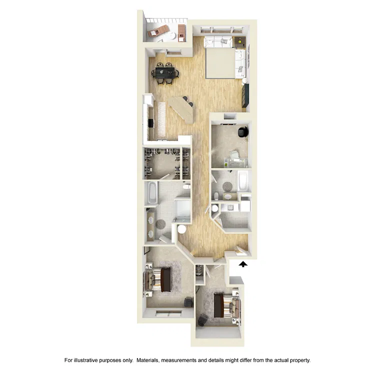 Floor plan Mainsail