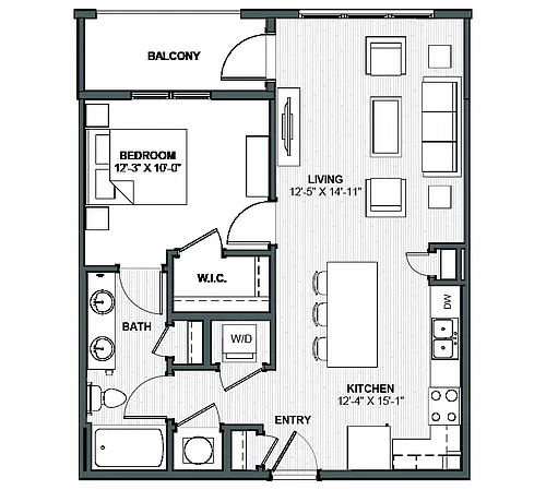 Floor plan Woodburn