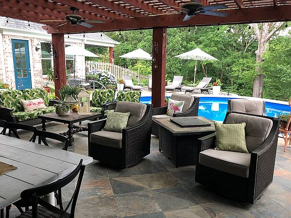 Back covered patio