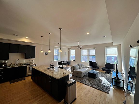 Kitchen and living area