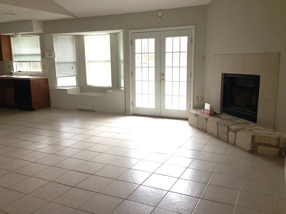 Vaulted beamed ceiling in living room and master bedroom