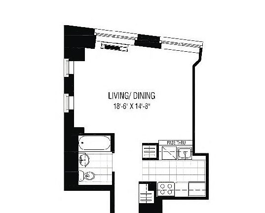 2nd image of 100 Maiden Ln APT 2401