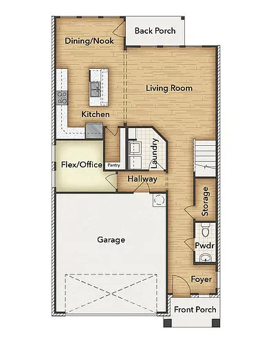Floor plan 4 bedroom 2.5 bathroom