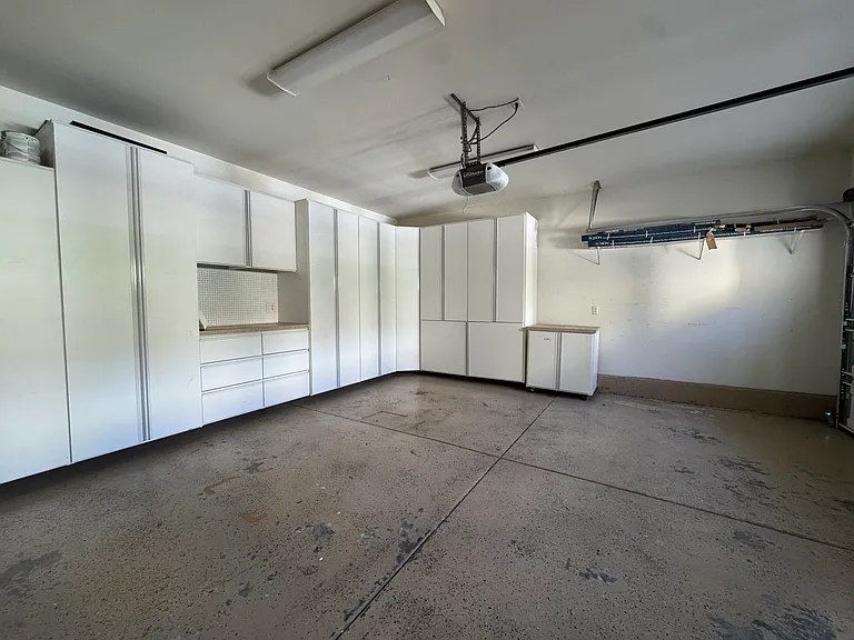 Garage with plenty of storage
