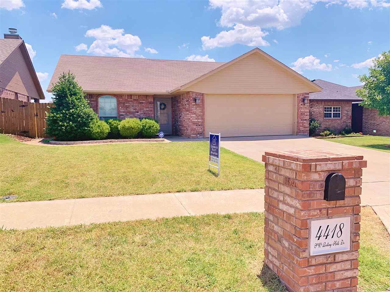 4418 SW Rolling Hills Dr, Lawton, OK 73505 Zillow