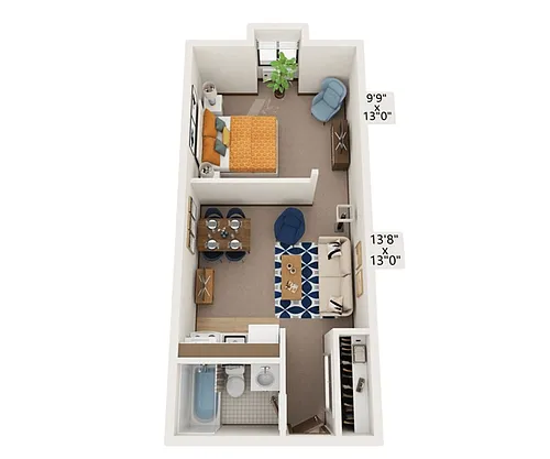 Floor plan Studio