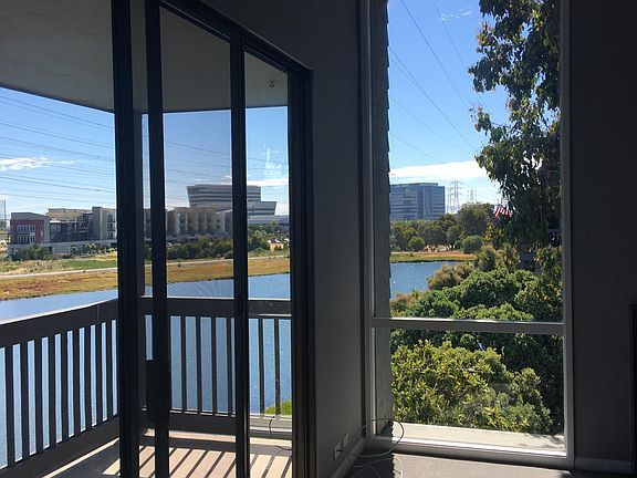 View from living room and balcony