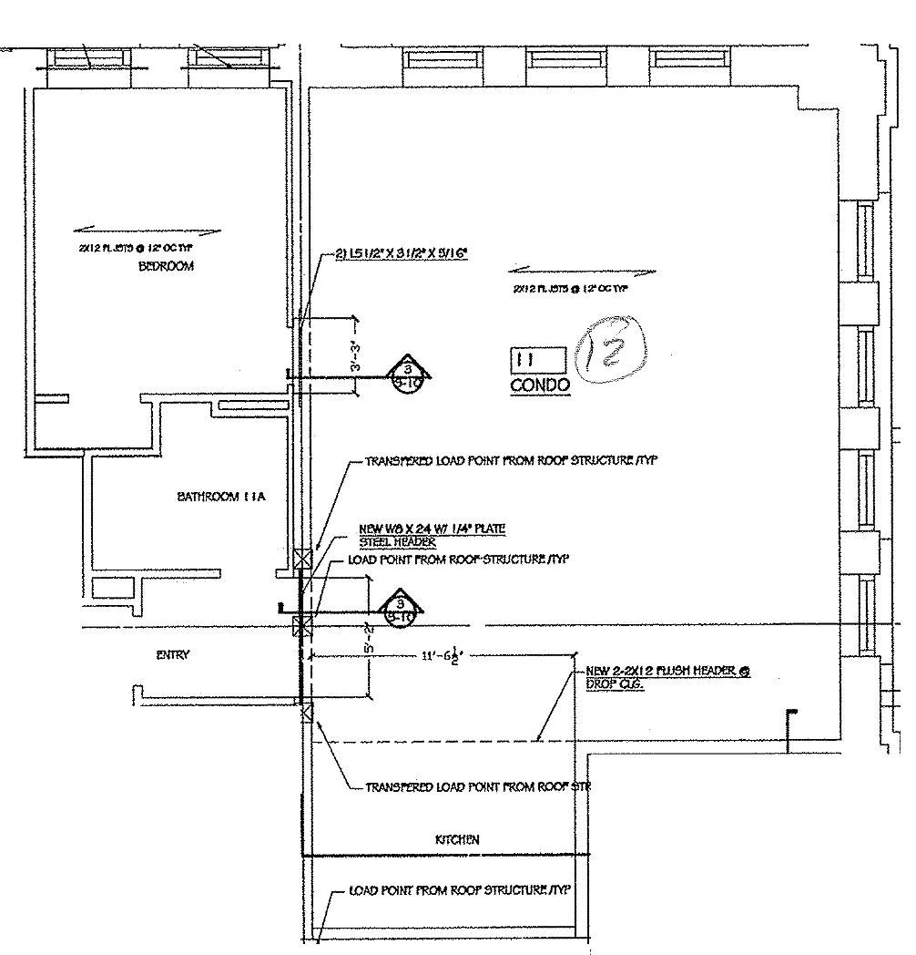 Floor plan 1 Bedroom, 1 Bathroom