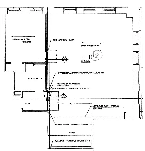 Floor plan 1 Bedroom, 1 Bathroom