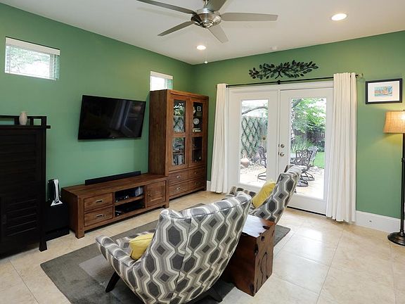 Downstairs flex/bedroom - currently used as tv and entertainment room.