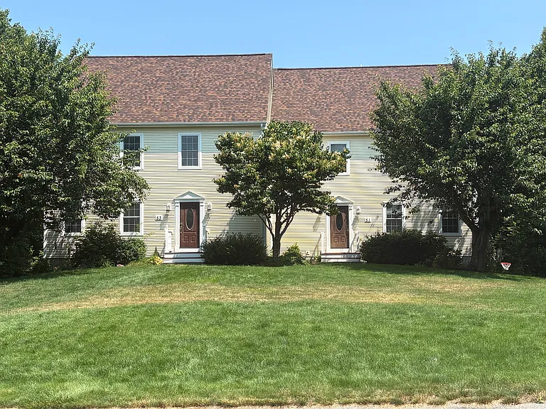 The left side is the rental unit