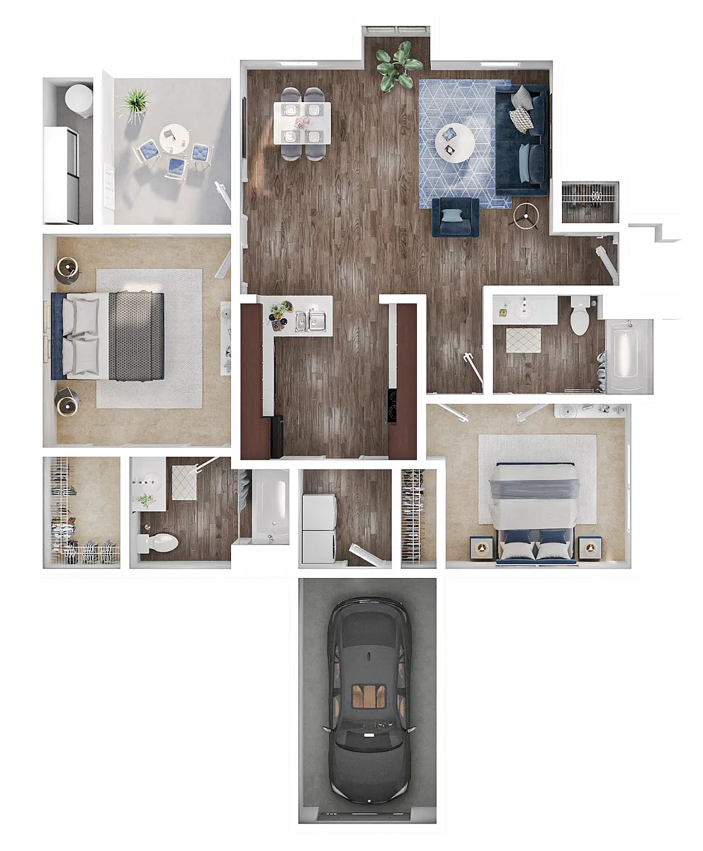 Floor plan B1