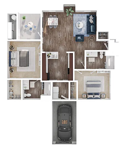Floor plan B1