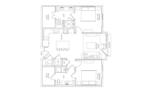 Floor plan B2