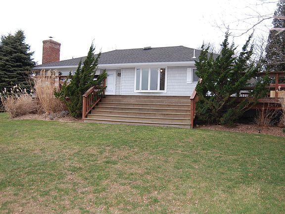 Front of house and 525 sq ft deck