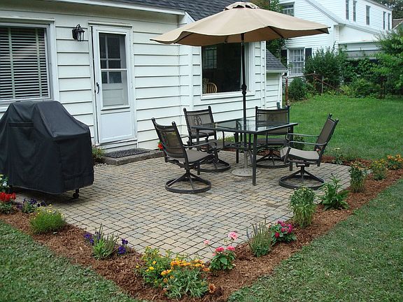 Backyard patio