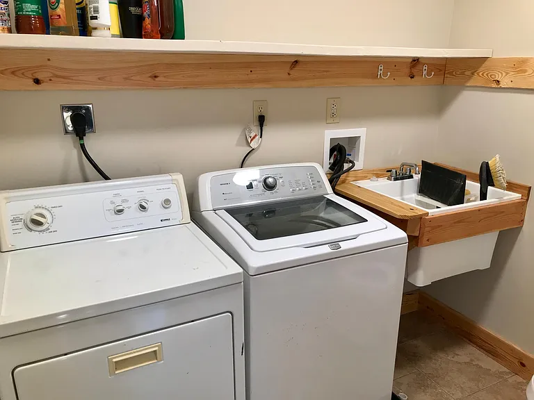 Washer and Drier not included.