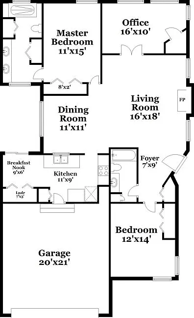 3 bed, 2.0 bath, 1441 sqft, $2,080 — Photo 2
