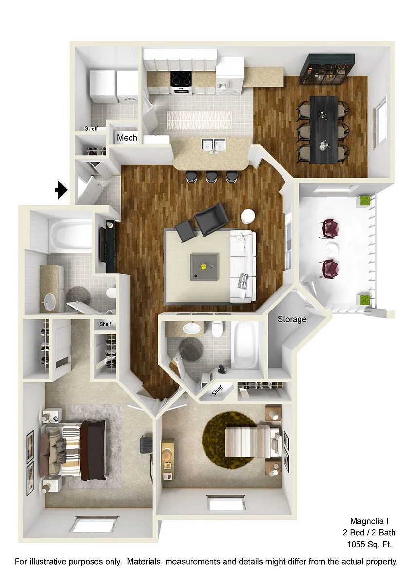 Floor plan Magnolia