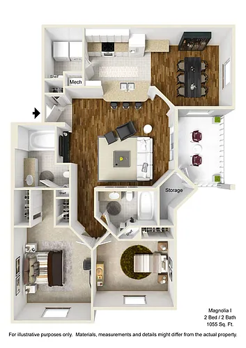 Floor plan Magnolia