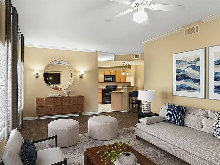 Cason Estates Model Living Room