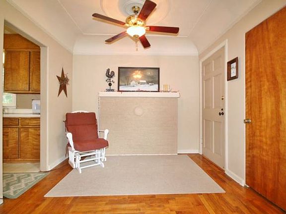 At one time there was a wood burning stove that entered the brick wall pictured. One can install a new stove to warm the winter nights if you choose.