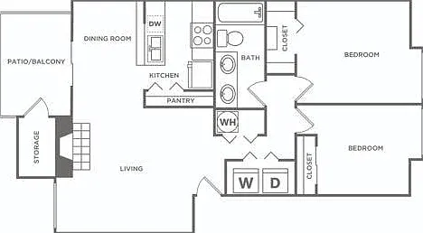 Two Bedroom / One Bath Renovated | 2 bed 1 bath | 935 sq ft Two Bedroom / One Bath Renovated | 2 bed 1 bath | 935 sq ft