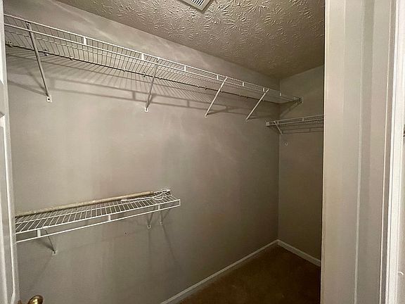 Spacious master closet 