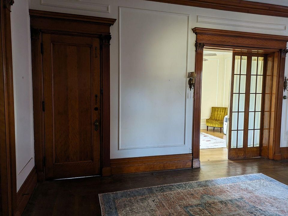 Entry door onlooking bedroom
