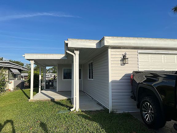 Left side of house