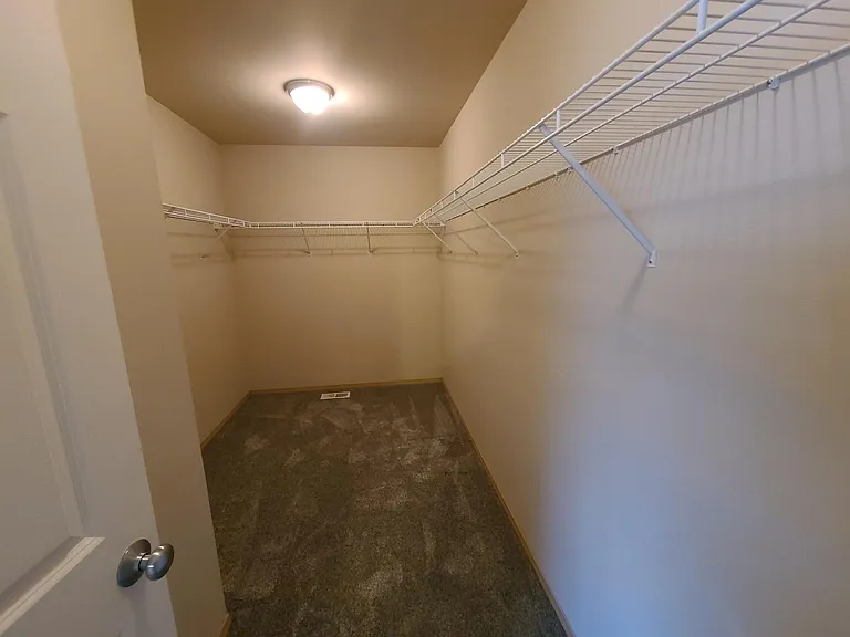 Walk-in closet.