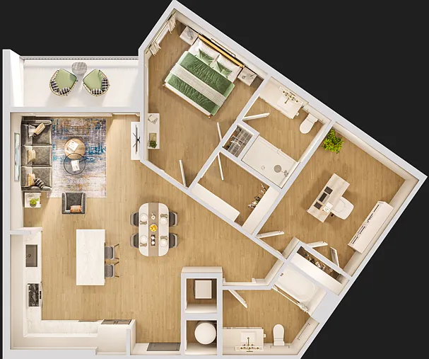 Floor plan 1ID