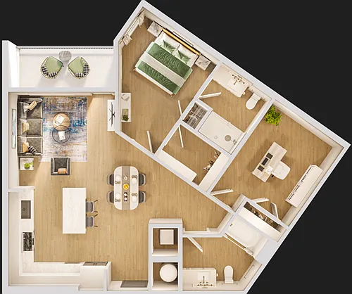 Floor plan 1ID