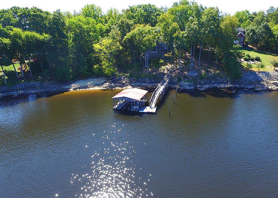 overhead view of lot