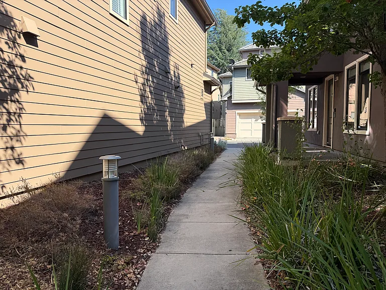 Community side path next to the house.