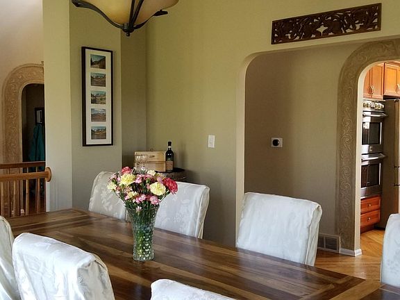 Dinning Room with kitchen in background