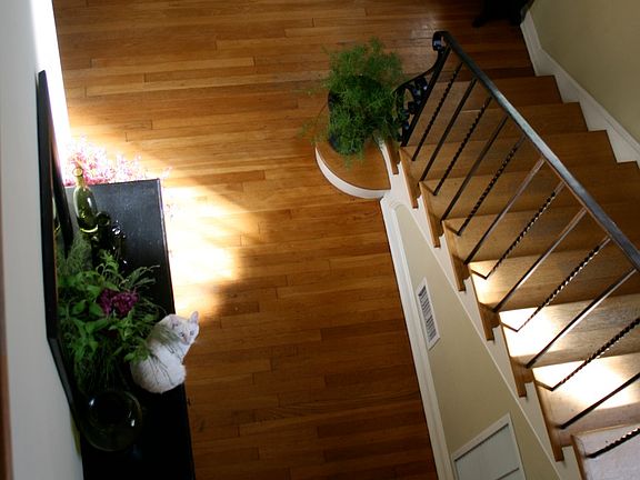 View down to Entry