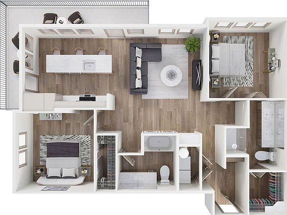 2nd image of 1506 N Prairie Ave #206