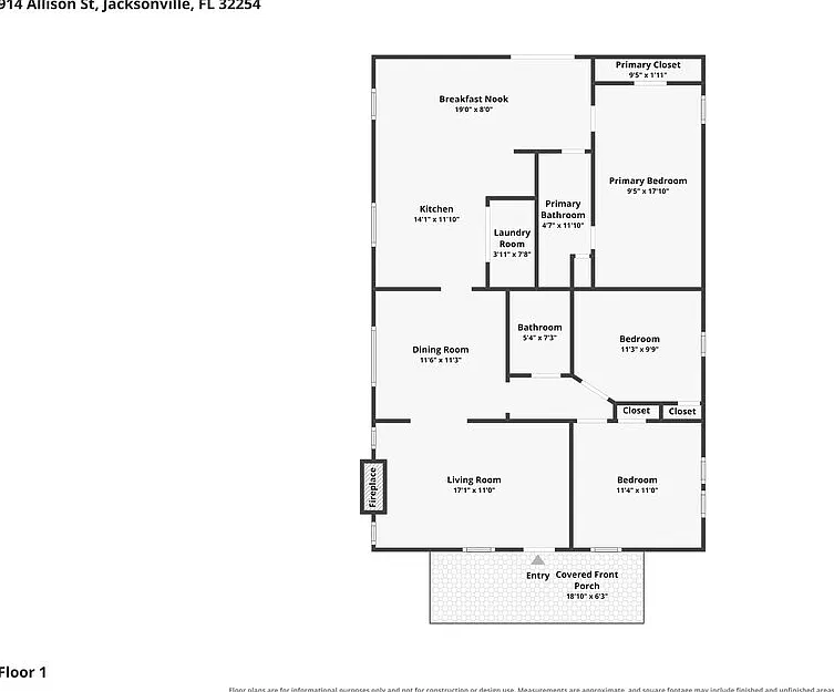 3 bed, 2.0 bath, 1395 sqft, $1,415 — Photo 2